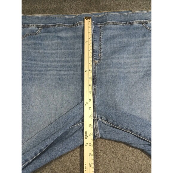 Torrid Jean Skinny Blue Super Soft Mid Rise Pull-on Jeggings Meteor size 6R - Picture 5 of 15